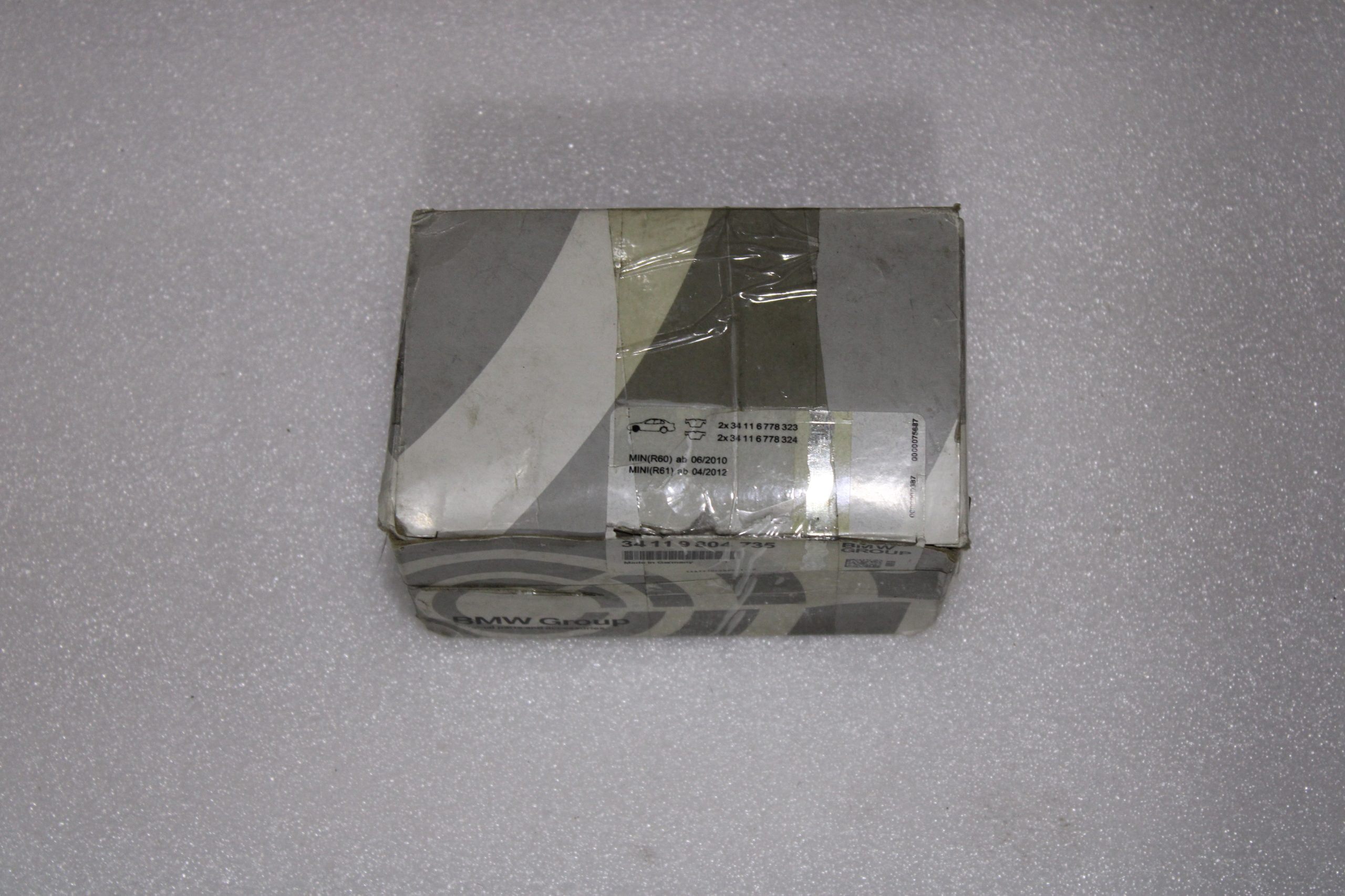 Min Cooper Repair Kit Brake Pads Asbestos Free 34119804735