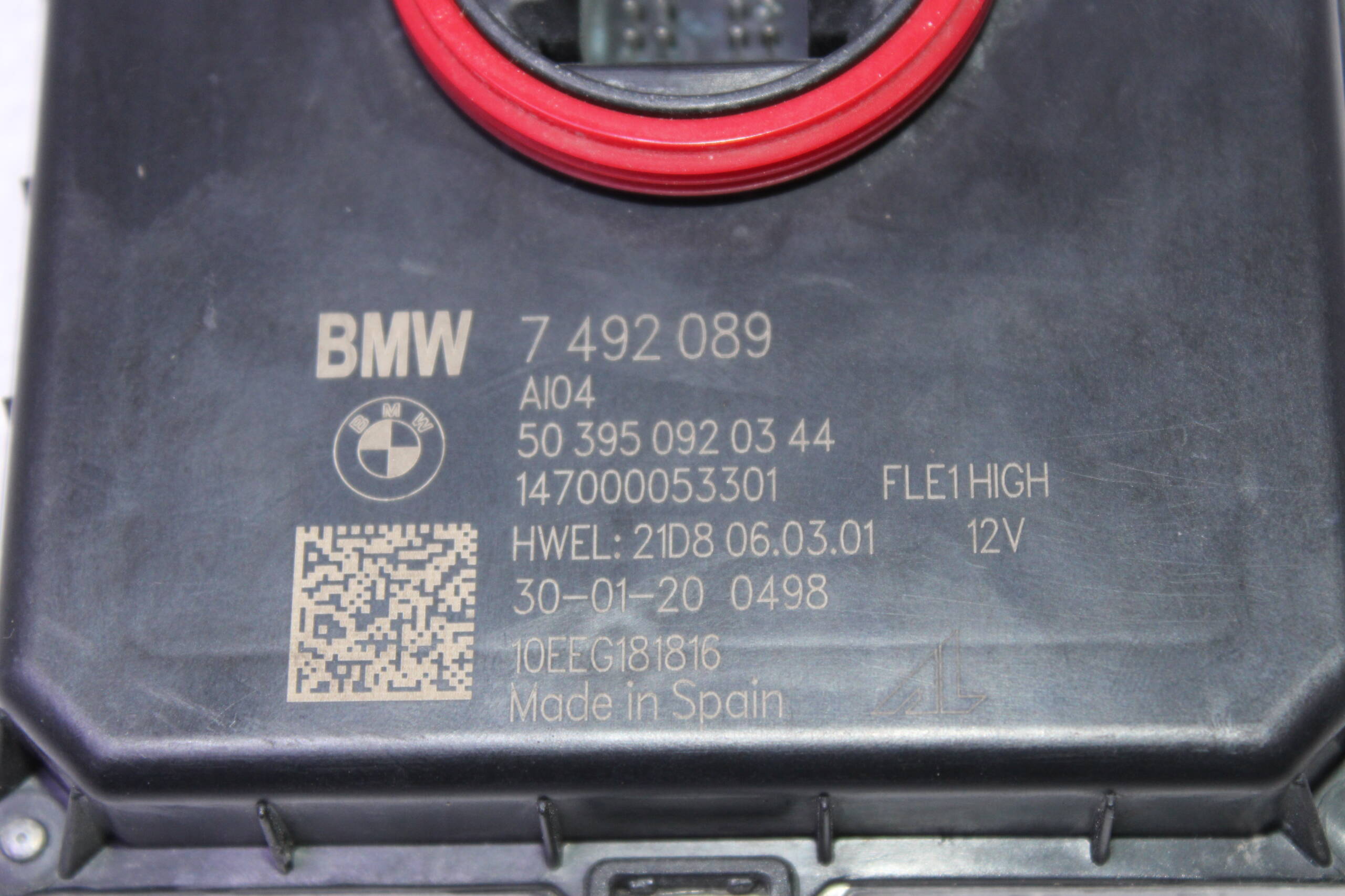Bmw X1 Led Headlamp Ballast Control Module Unit 63117492089