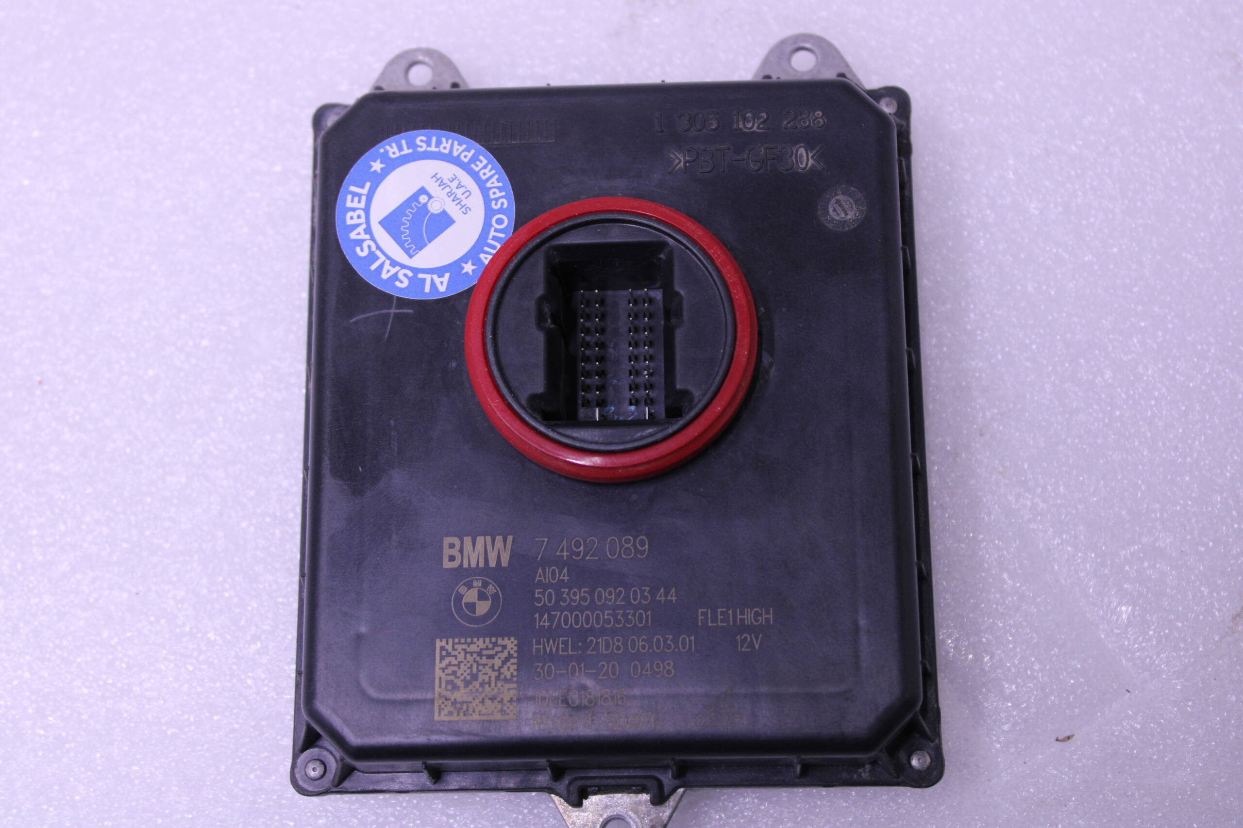 Bmw X1 Led Headlamp Ballast Control Module Unit 63117492089