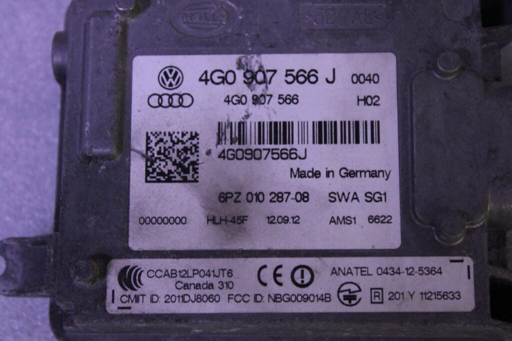 AUDI A7 CONTROL UNIT FOR LANE CHANGE ASSIST 4G0907566J