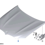 BMW X3 SERIES G01 HOOD 41002459937GC