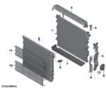 BMW 7 SERIES G70 RADIATOR 17115A187E9-T