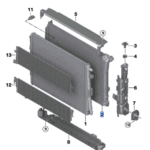 BMW 2 SERIES G42 RADIATOR 17115A30677
