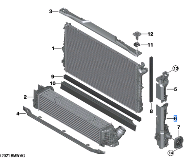 BMW 2 SERIES U06 X1 SERIES U11 X2 SERIES U10 COVER BOTTOM LEFT 17119846976
