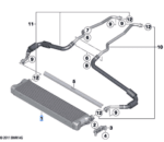 BMW 5 SERIES F10 ADDITIONAL RADIATOR 17212284260-T