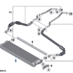 BMW 5 SERIES F10 ADDITIONAL RADIATOR 17212284260-T