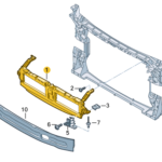 AUDI A5 BRACKET LOCK CARRIER 8W6807771