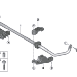 BMW 5 SERIES G38 STABILIZER LINK 31306866523-T