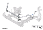 BMW X5 SERIES G05 G05 LCI G18 G18 LCI F95 F95 LCI X6 SERIES G06 G06 LCI F96 F96 LCI X7 SERIES G07 G07 LCI SWING SUPPORT FRONT LEFT 31356881807