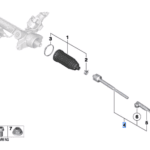BMW 3 SERIES G20 LEFT TIE ROD 32105B5FE28