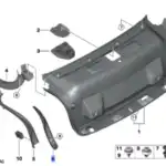 MERCEDES BENZ E250 TURBOCHARGER MOUNT BRACKET 2740960045