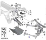 AUDI A3 BRACKET FOR ADDITIONAL COOLANT RADIATOR RIGHT 5Q0121093FD