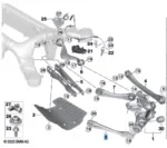 AUDI A3 BRACKET FOR ADDITIONAL COOLANT RADIATOR RIGHT 5Q0121093FD