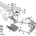 AUDI A3 BRACKET FOR ADDITIONAL COOLANT RADIATOR RIGHT 5Q0121093FD