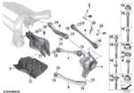 BMW 3 SERIES G20 ROLL OVER STRUT WITH RUBBER MOUNT 33326886448-D