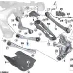 AUDI A4 COOLANT HOSE 06L121051C