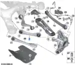 AUDI A4 CONTROL UNIT FOR AIRBAG 8W0959655N