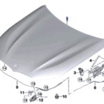 BMW 8 SERIES G14 HOOD 41007464711-T