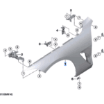 BMW 8 SERIES G14 SIDE PANEL FRONT LEFT 41009491429-T