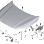 BMW 2 SERIES F44 HOOD 41009492428