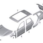 BMW X1 SERIES U11 ALUMINIUM ENGINE HOOD 41009629102