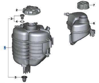 BMW 3 SERIES G20 EXPANSION TANK 17138610652
