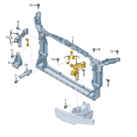 AUDI A6 MOUNTING FOR MAIN BEAM HEADL LEFT 4K0805607-C