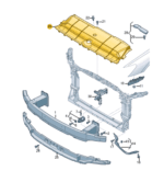 AUDI A6 BUMPER COVER 4K0807081-T