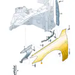 BMW M SERIES CHARGE AIR DUCT 13718054843