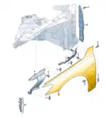 BMW M SERIES CHARGE AIR DUCT 13718054843