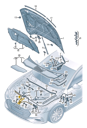 AUDI A6 RELEASE ELEMENT 4K0823529E-C