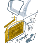 AUDI A6 2022 DOOR FRONT LEFT 4K0831051B