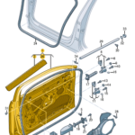 AUDI A6 2022 DOOR FRONT RIGHT 4K0831052B