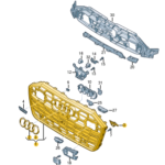 AUDI A6 RADIATOR GRILLE 4K0853651AA