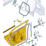 AUDI A6 2022 DOOR REAR LEFT 4K5833051B