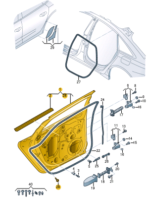 AUDI A6 2022 DOOR REAR RIGHT 4K5833052B