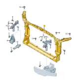 BMW X4 M SERIES F98 HOLDER HEAT PROTECTION SHEET 11658054861