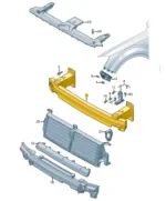 BMW M SERIES COOLANT FEED LINE 11538091173