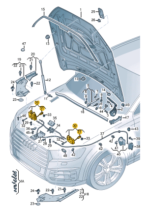 AUDI Q7 LID LOCK WITH MICRO SWITCH 4M0823509C-C