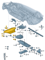 AUDI Q7 NOISE INSULATION 4M0825235F-D