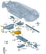 AUDI Q7 NOISE INSULATION 4M0825236AA-D