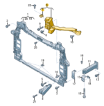 AUDI Q8 MOUNTING FOR MAIN BEAM HEADL LEFT 4M8805608A