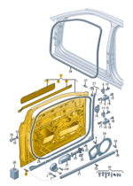 AUDI A8 2022 DOOR FRONT LEFT 4N0831051A