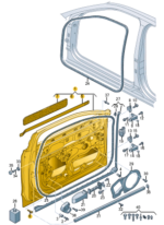 AUDI A8 2022 DOOR FRONT RIGHT 4N0831052A