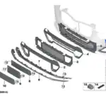 PORSCHE MACAN BASS LOUDSPEAKER DOOR 7PP035710C