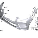 BMW X7 SERIES G07 LCI COVER FOR TOWING EYE PRIMED 51115A241A8
