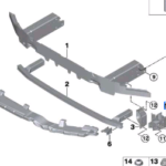 BMW X3 SERIES G01 ADAPTER FRONT RIGHT 51117399966