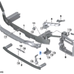 BMW X5 SERIES G05 ADAPTER RIGHT 51117421636