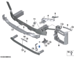 BMW X5 SERIES G05 VERTICAL CONNECTION RIGHT 51117421672