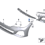 BMW 3 SERIES G20 GUIDE BUMPER LEFT TOP 51117422249